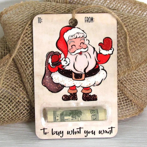 2024 Christmas Gift--Santa Christmas Money Holders Gift