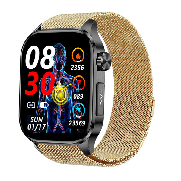 ECG/EKG Blood Sugar Blood Pressure Call Intelligent Health Management Smart Watch