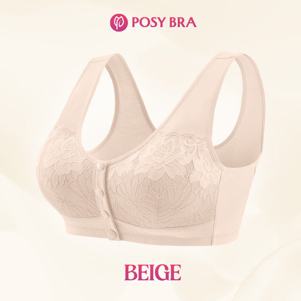 Posy Bra - Comfortable Front Button Wireless Shaping Bra