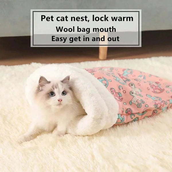 Cozy Pet Nest for Cats and Dogs