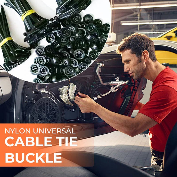 Nylon Cable Tie Buckle 100-Pack