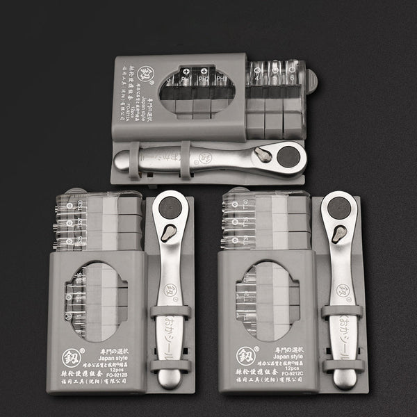 10-Piece Multi-Angle Ratchet Screwdriver Repair Kit