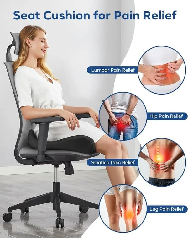 🎁LAST DAY 40％ OFF🎁Ergonomic Memory Foam Seat Cushion