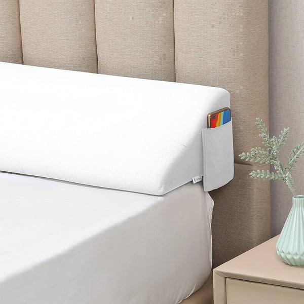 Bed Wedge Pillow for Headboard Gap/Bed Wedge Gap Filler/Mattress Wedge to Fill  Bed Gap Between Headboard and Mattress