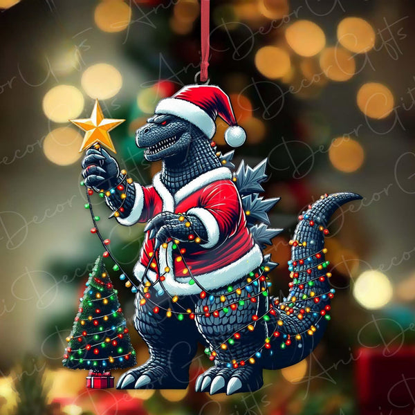 Godzilla Christmas Ornament