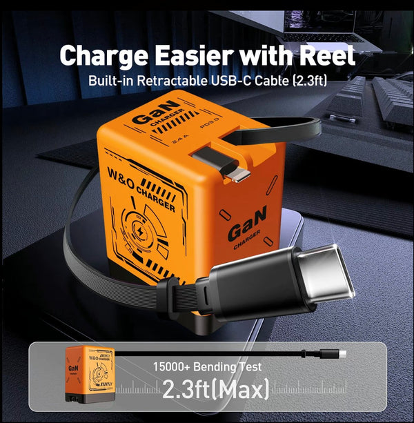 W&O 2-in-1 GaN 35W Fast Charger
