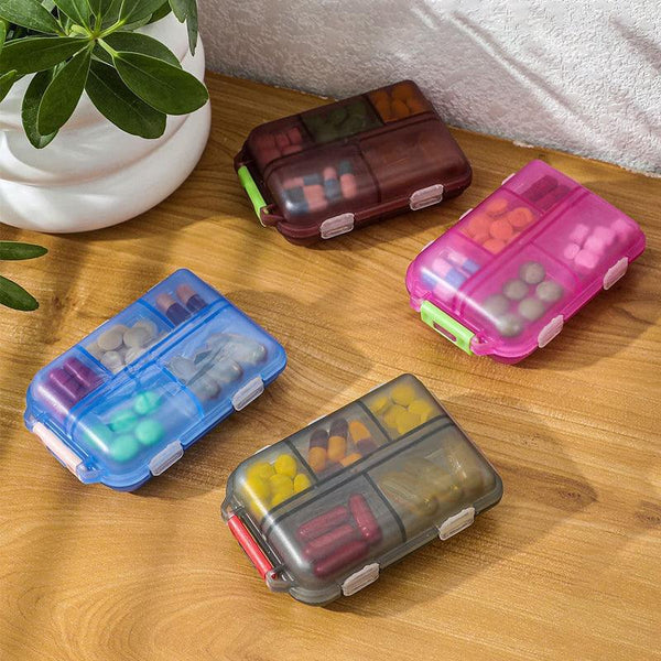 10 Grids Pill Case Weekly Travel Pill Organizer Portable Pill Box