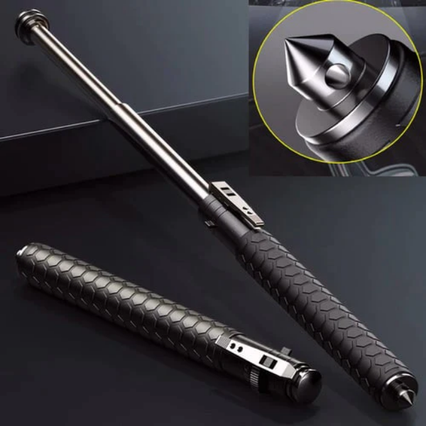 2024 Enhanced automatic retractable defense baton hiking stick