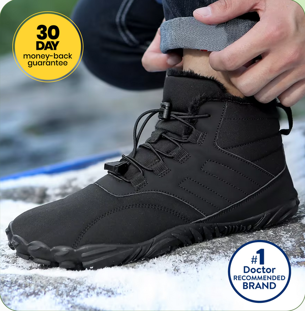 Stay Warm & Dry: Non-Slip, Waterproof Barefoot Winter Boots for All Terrains