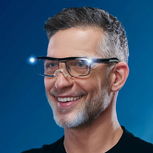 LED Magnifying Glass with 160% Magnification and Built-in Light for Reading, Hobbies, and Detailed Work